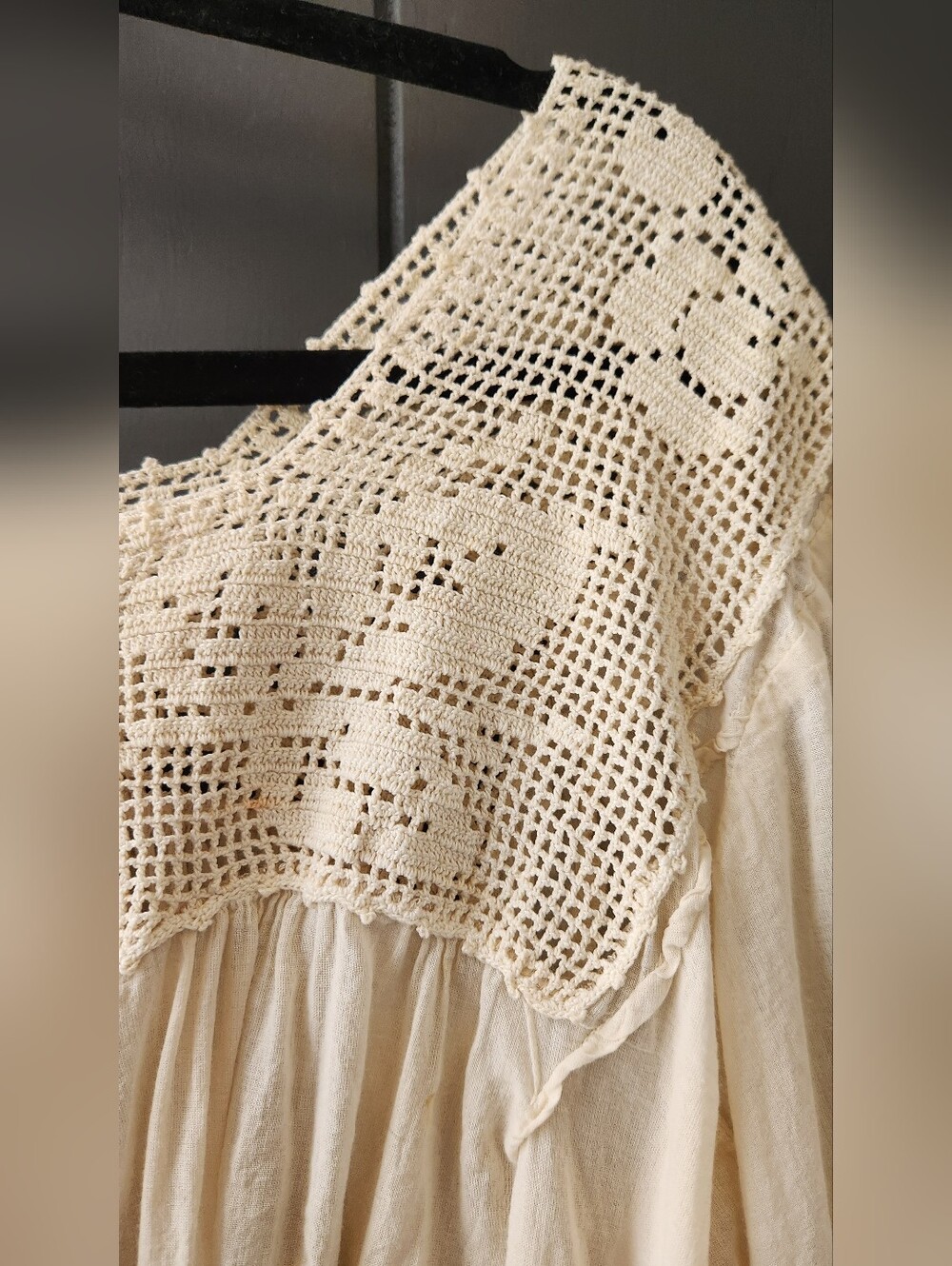 Magnolia Pearl Love Crochet Neckline Top - Picture 3 of 7